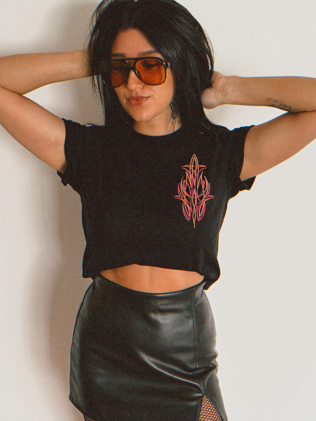 Pinstripe tee