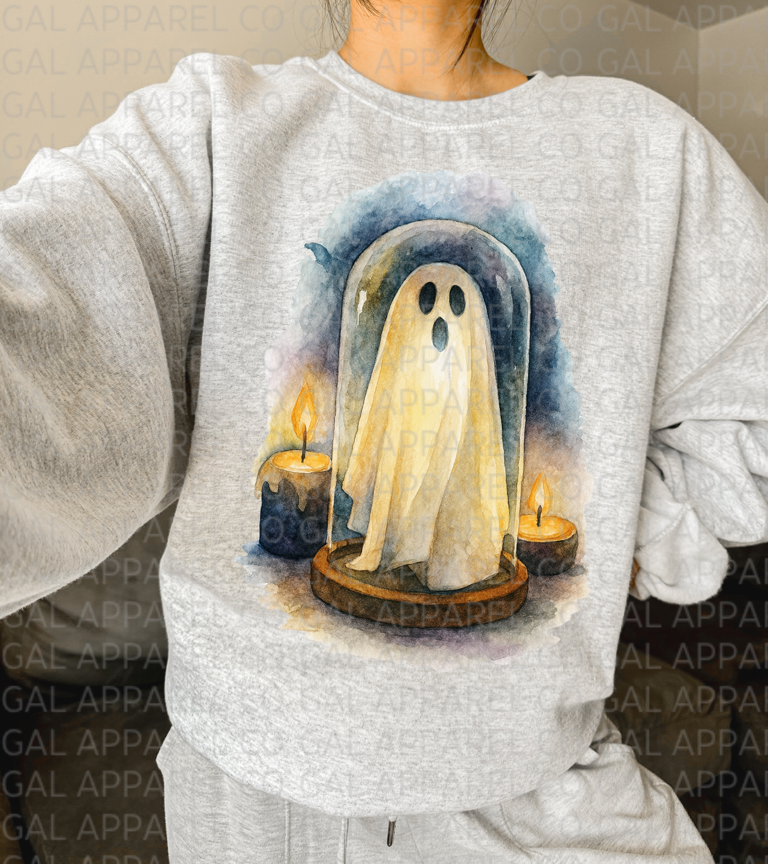 Candlelit ghost Spirit Dome Tee or Sweatshirt