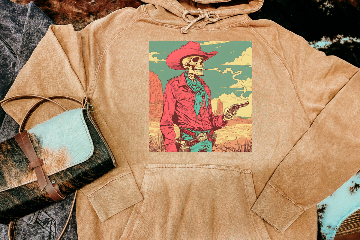 Put Em' Up Mineral Wash Hoodie
