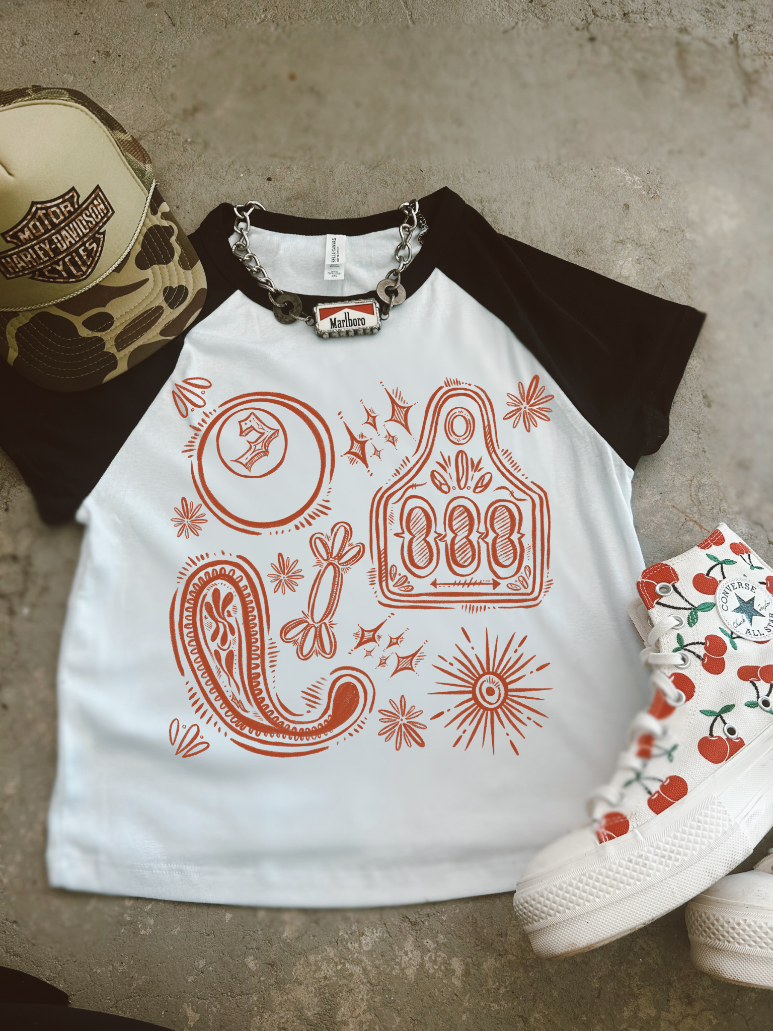 Patchwork Baby tee