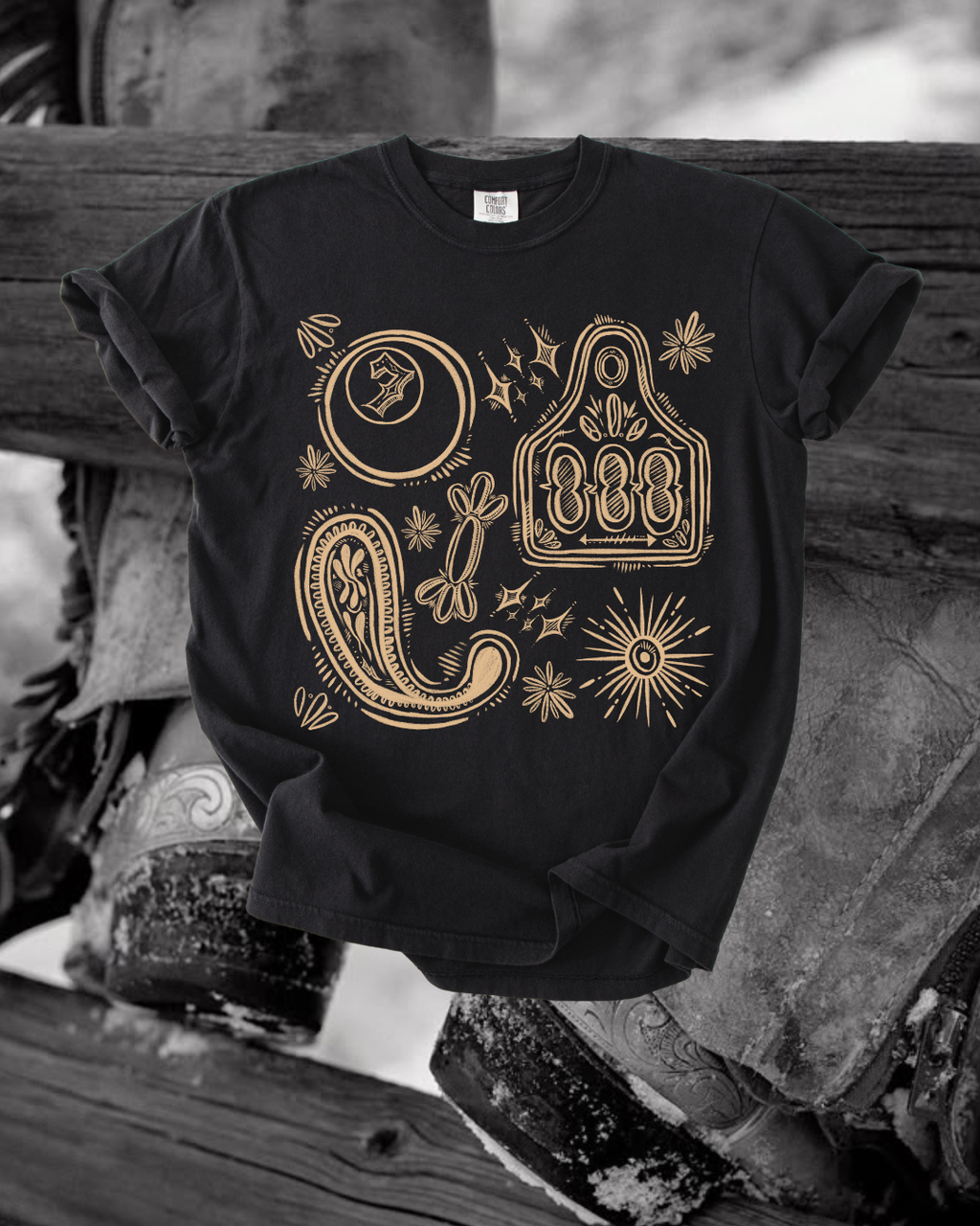 Branded Patchwork tee