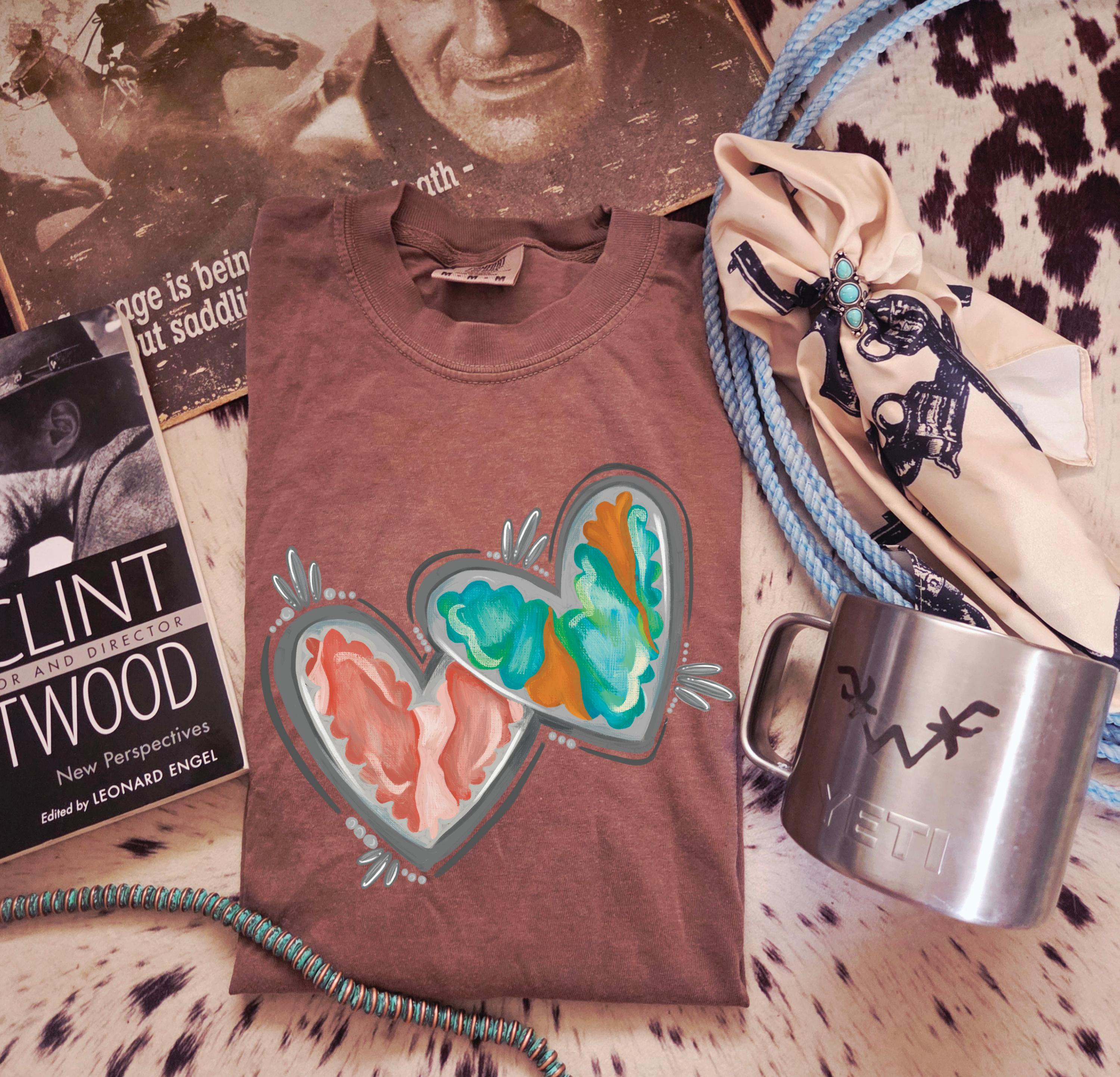 Silver Hearts tee