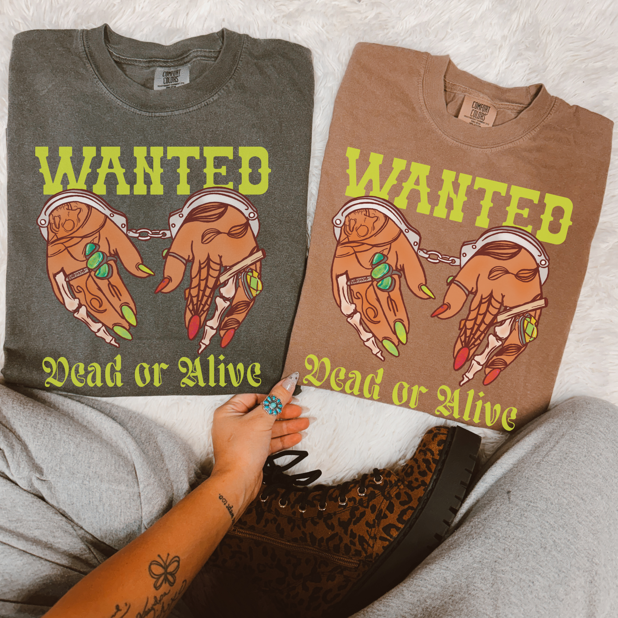 Wanted Dead or Alive tee
