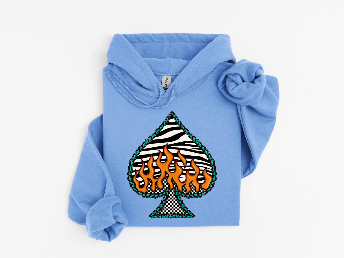 Zebra Spade Hoodie