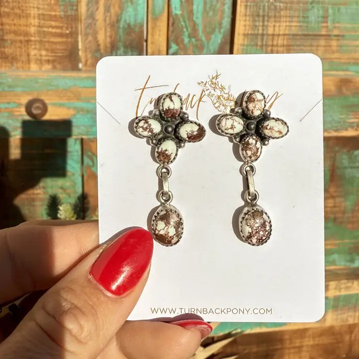 Bronc Wild Horse Earrings