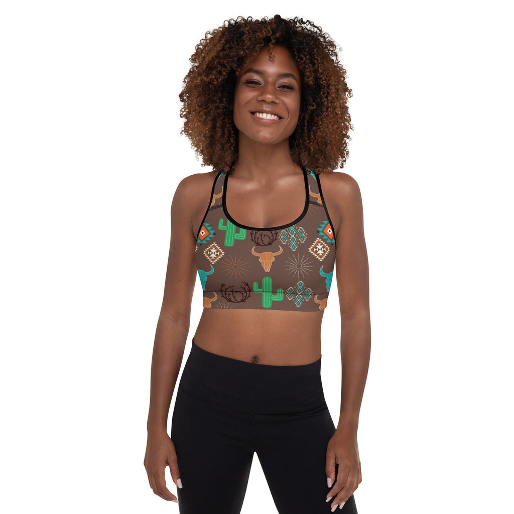 Bullhead Cactus Padded Sports Bra