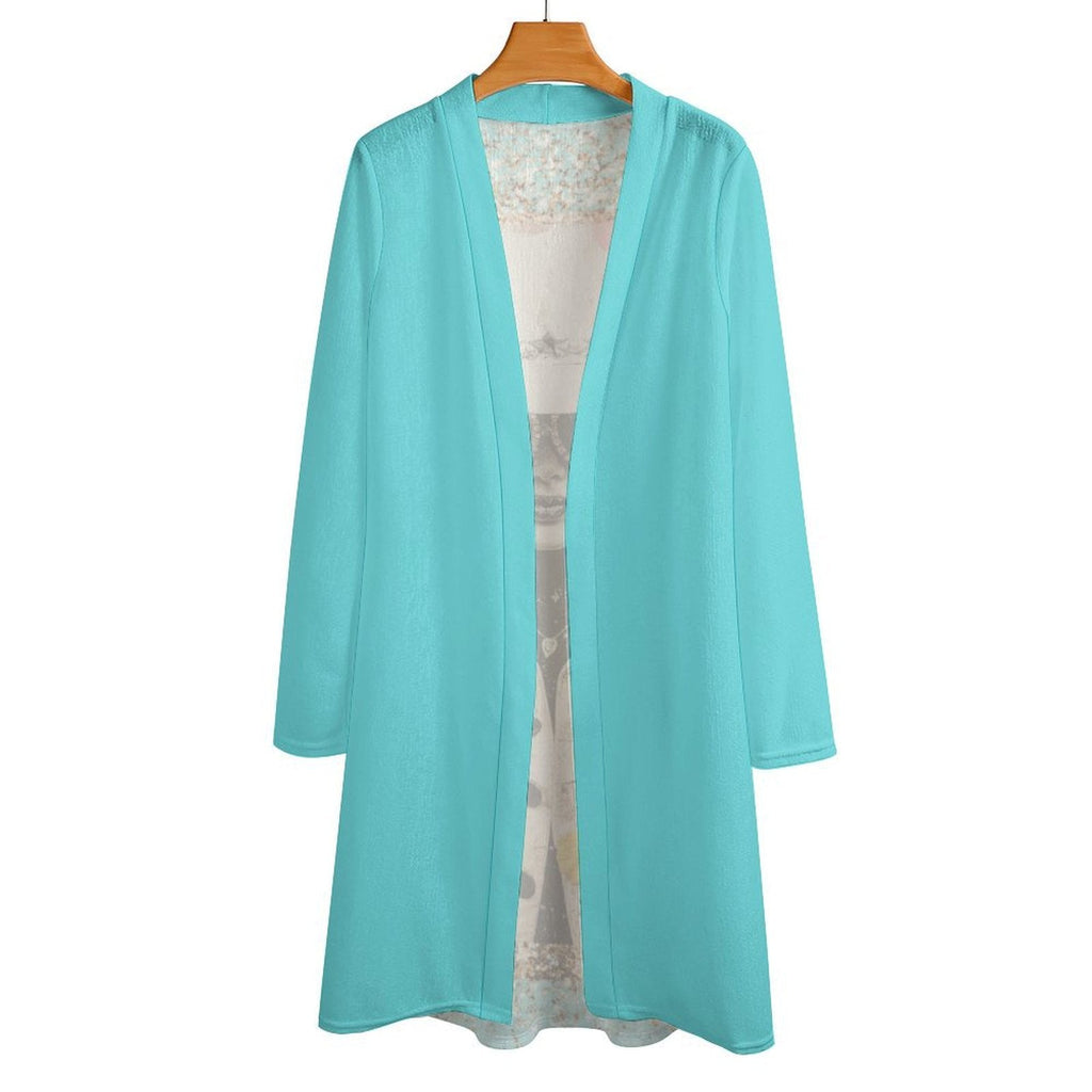 Baha Ranch Retro Pop Western Groovy Cowgirl Lightweight Cardigan