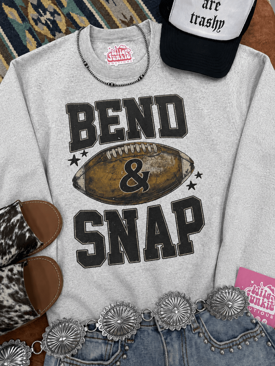 Bend & Snap Football Graphic Sweatshirt