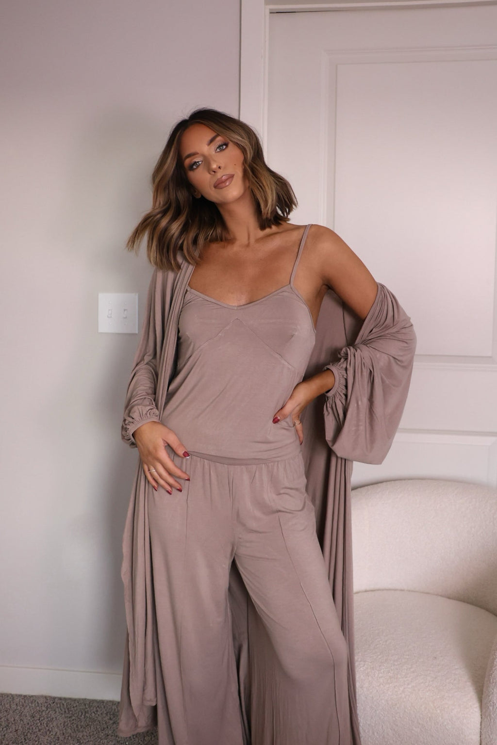 Buttery Soft Taupe Cami Tank Top - FINAL SALE