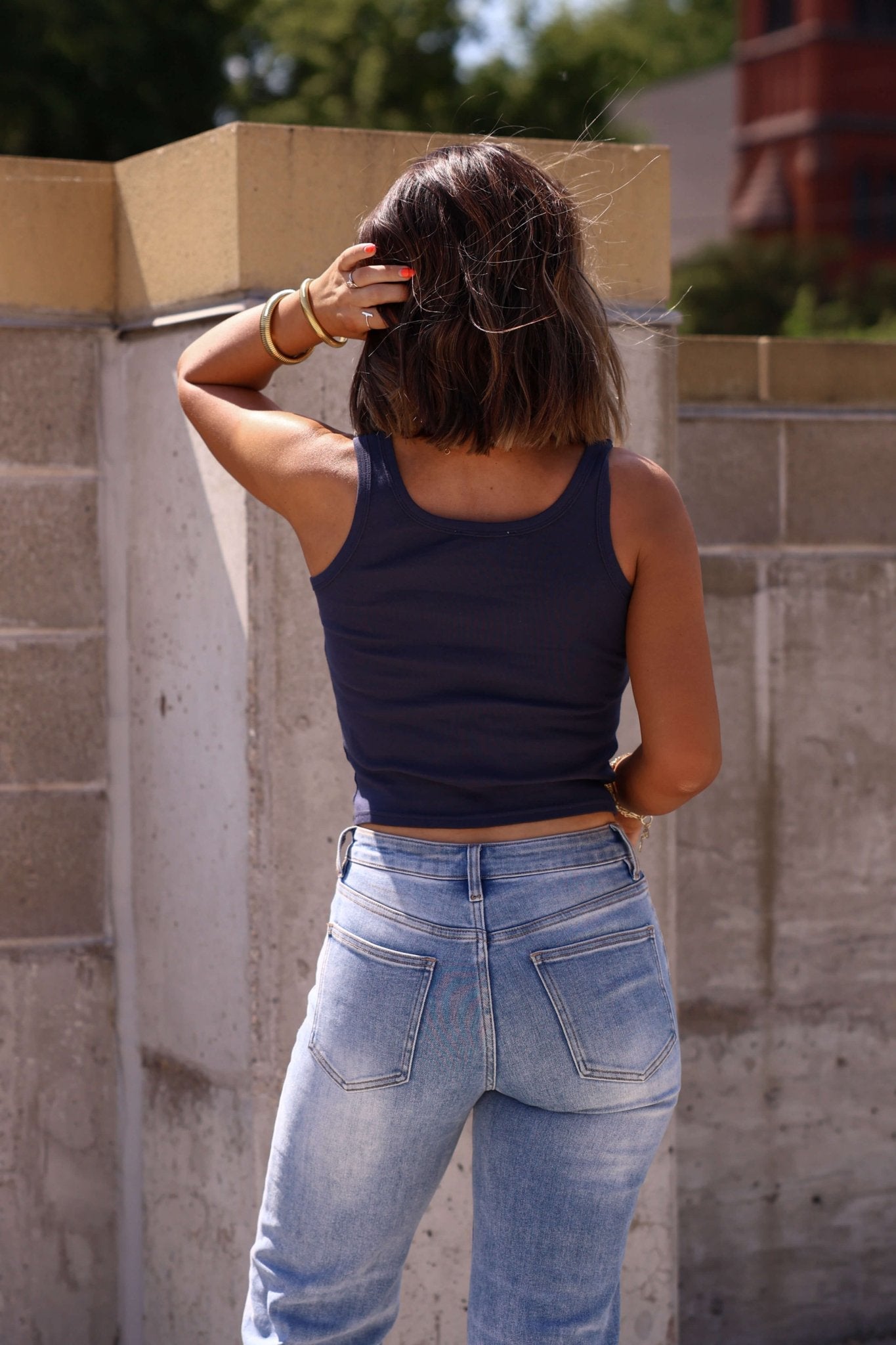 City Chill Navy Tank Top - FINAL SALE