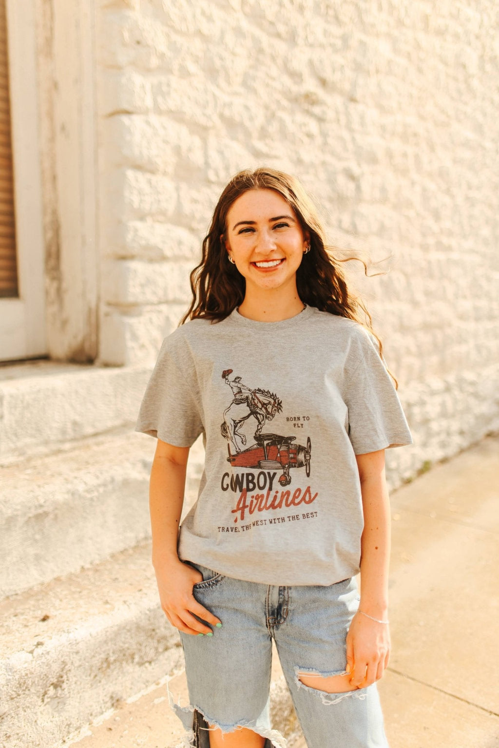 Cowboy Airlines Graphic Tee