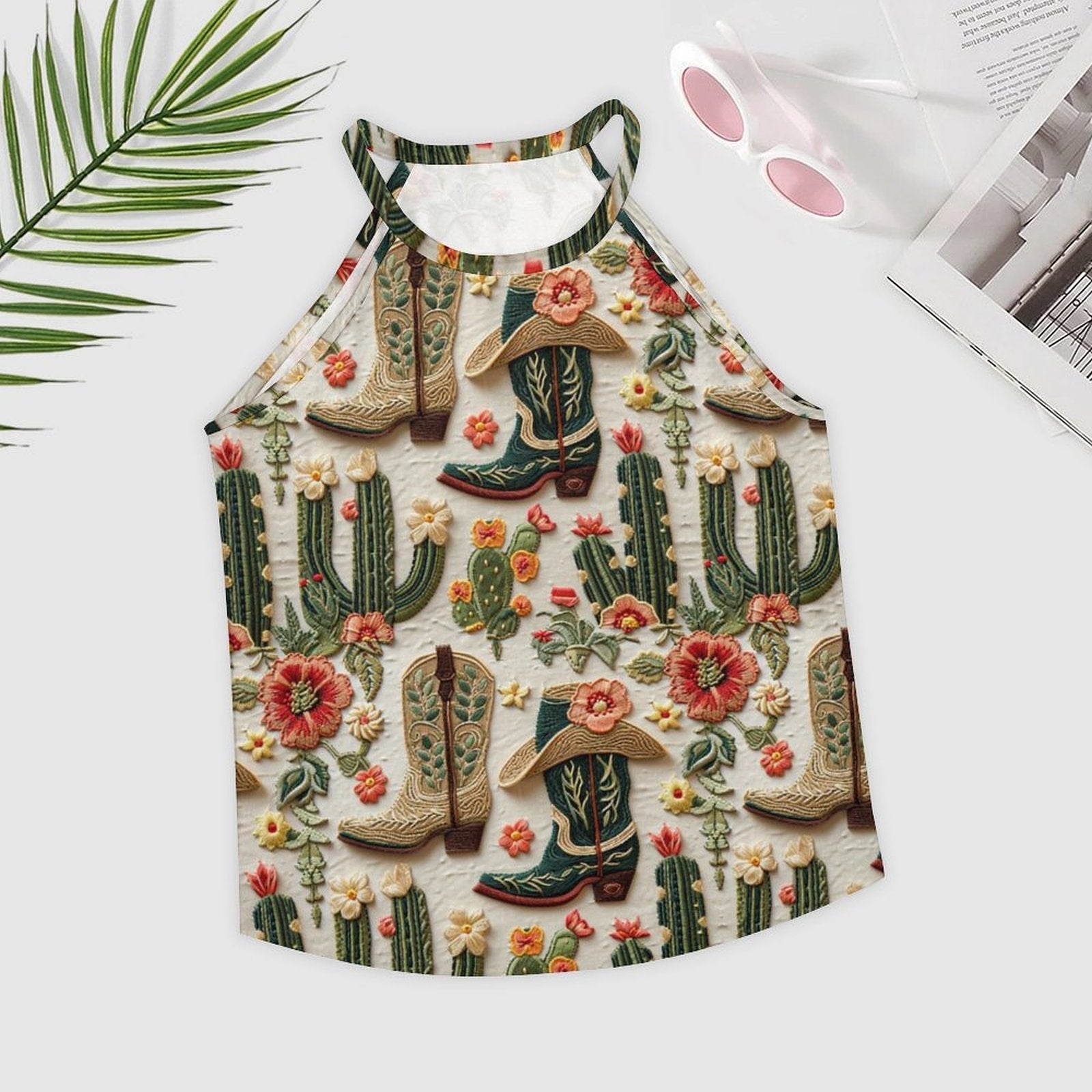 Cactus Boots Tank Top