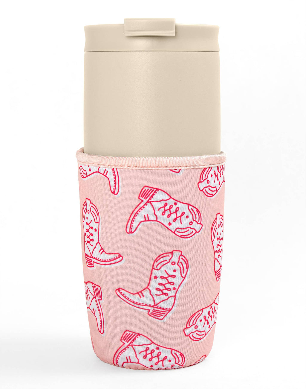 Western Cowgirl Boots Drink Sleeve: Medium