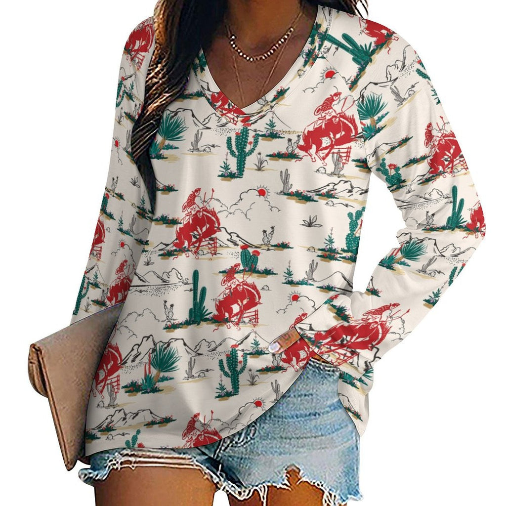 Baha Ranch Desert Rodeo Long Sleeve Top