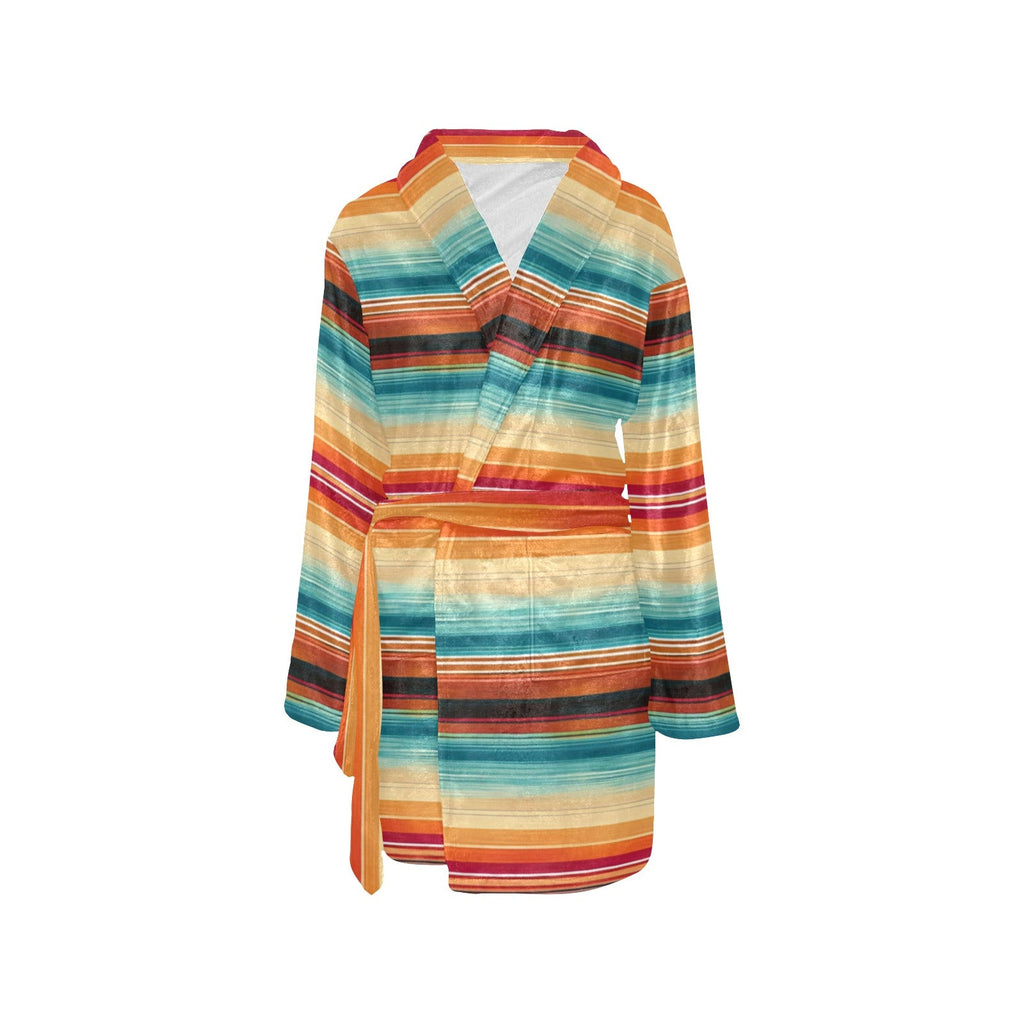 Southwestern Serape Women's Bath Robe