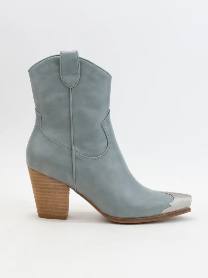 The Contessa Metallic Tip Boot