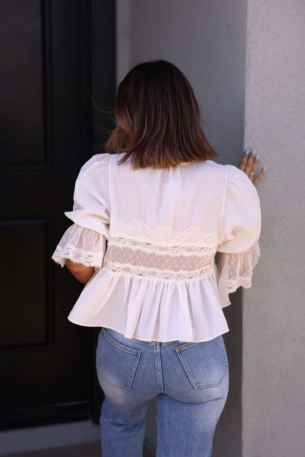 Free People White Forever Young Top - FINAL SALE