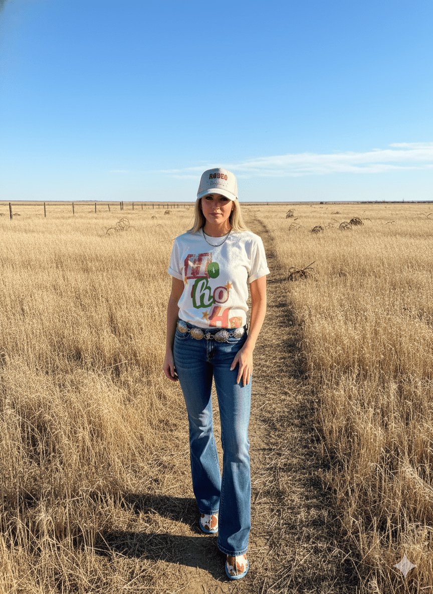 Ho ho ho Christmas Graphic Tee