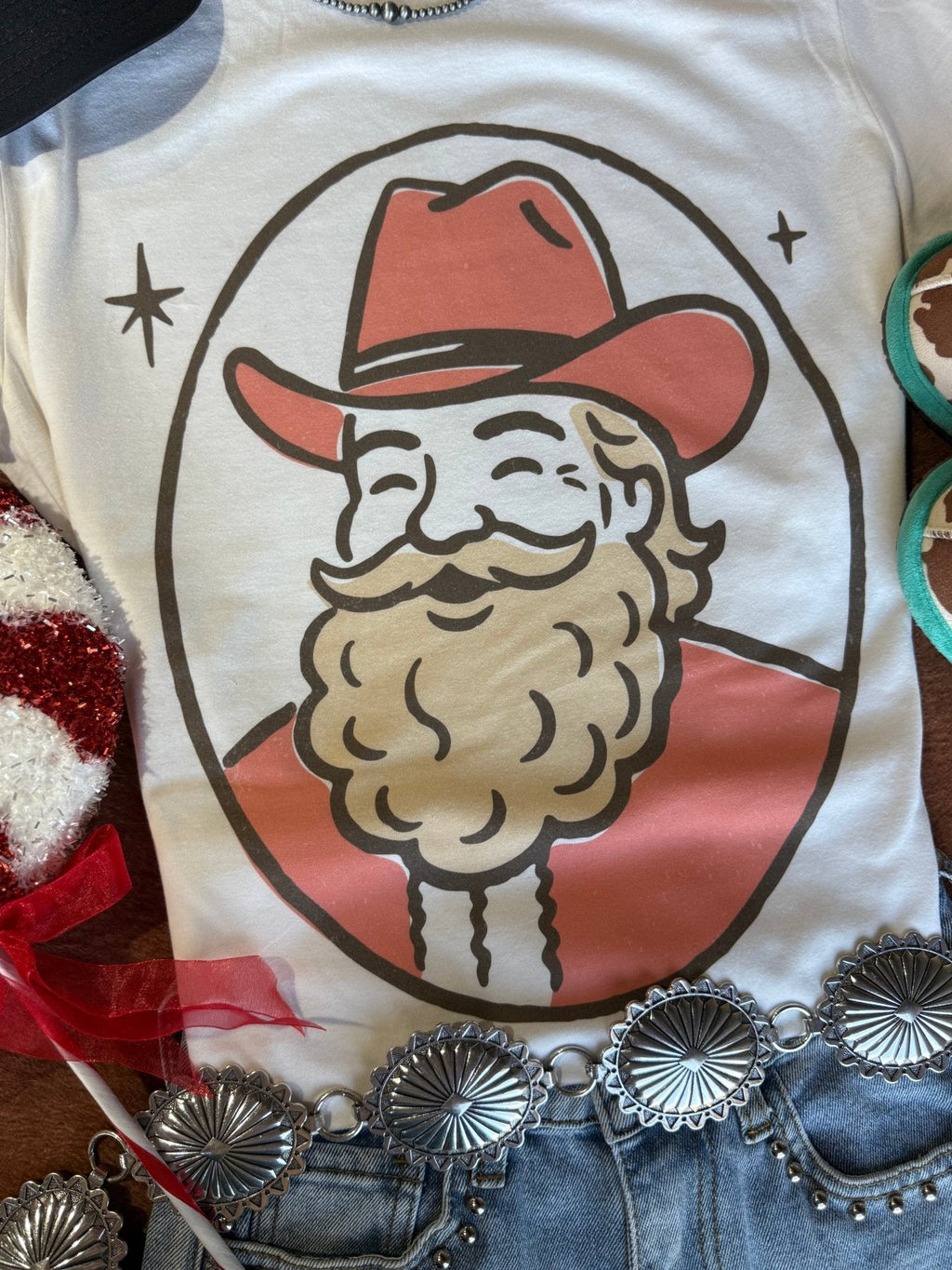 Holly Jolly Santa Graphic Tee