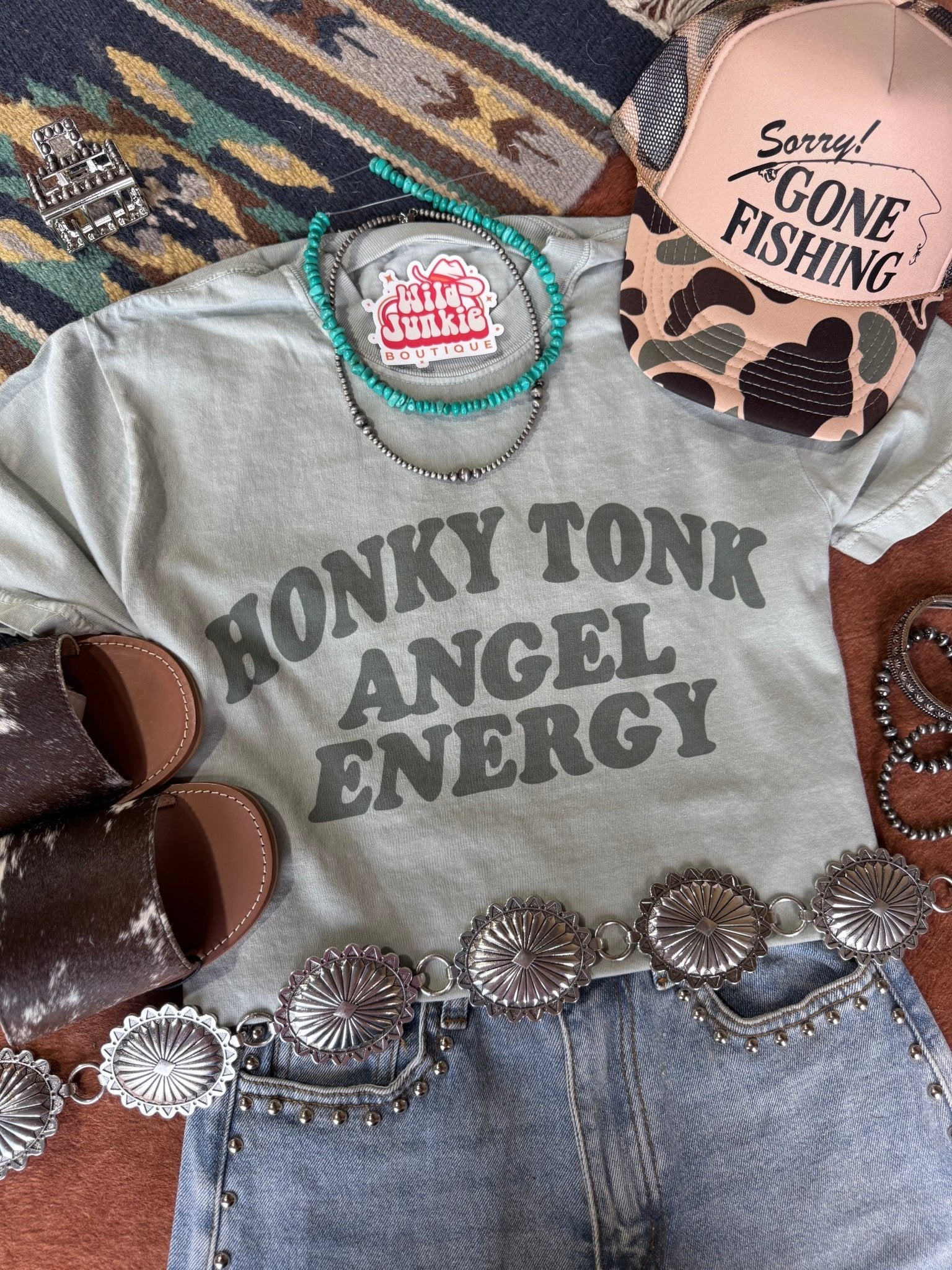 Honky Tonk Angel Energy Graphic Tee