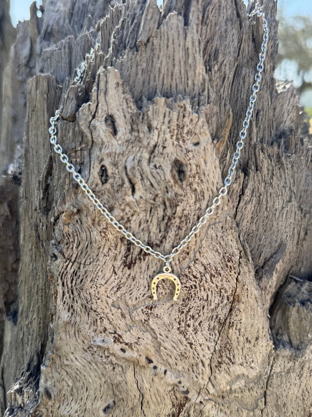 Horseshoe Pendant Necklace