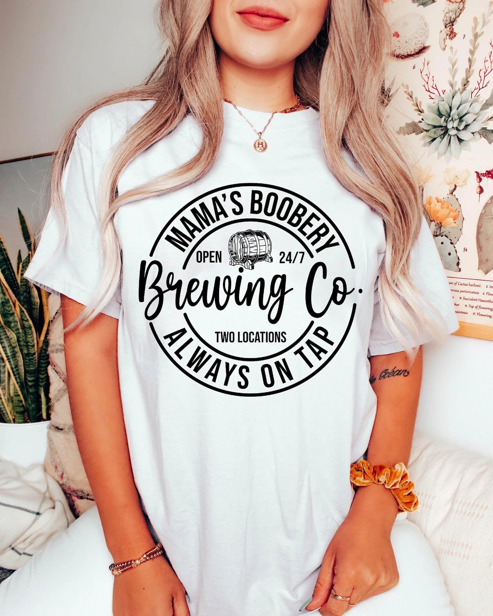 Mama's Boobery brewing co tee or sweatshirt