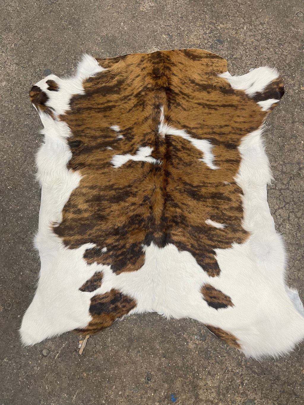 Tricolor Brindle Calf Cowhide Rugs