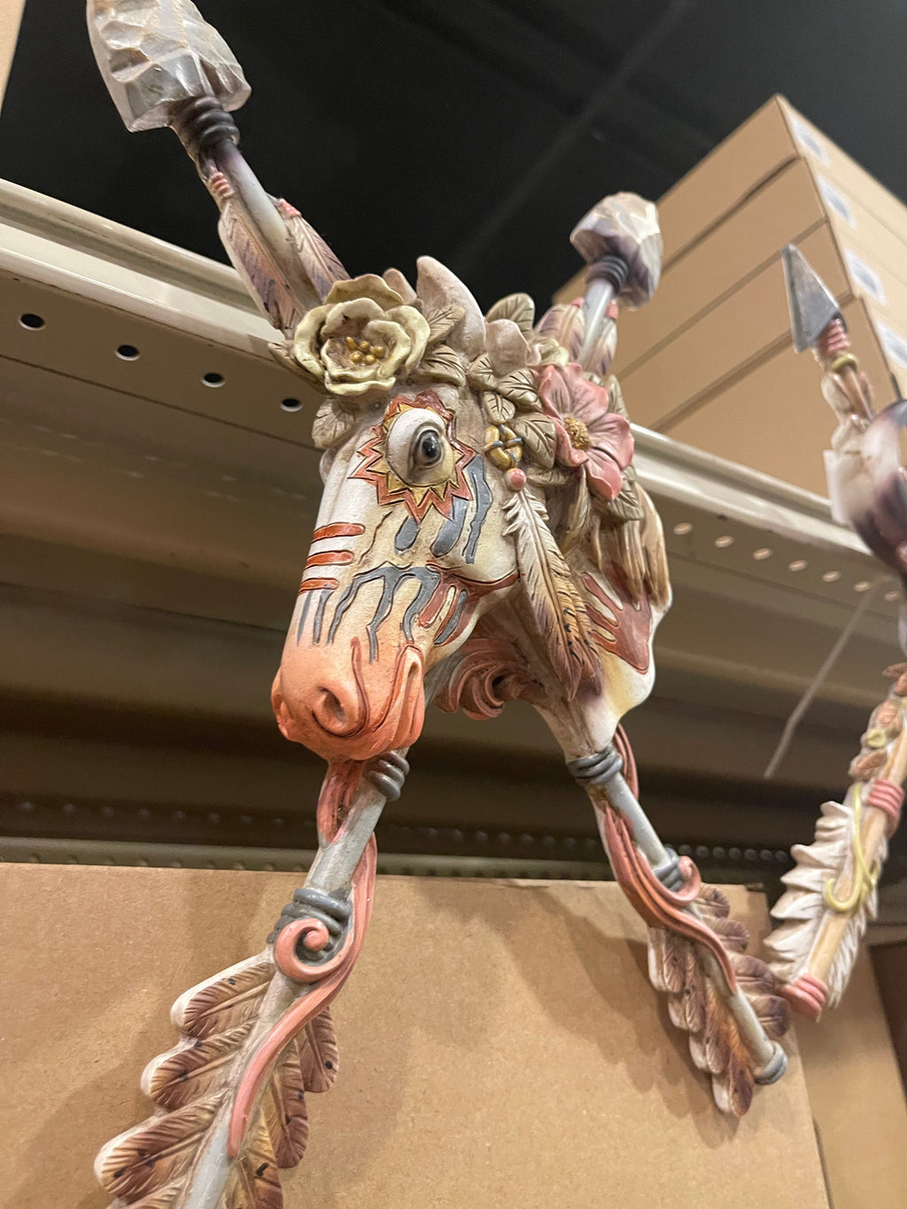 Cowskull & Horse Arrow Wall Decor