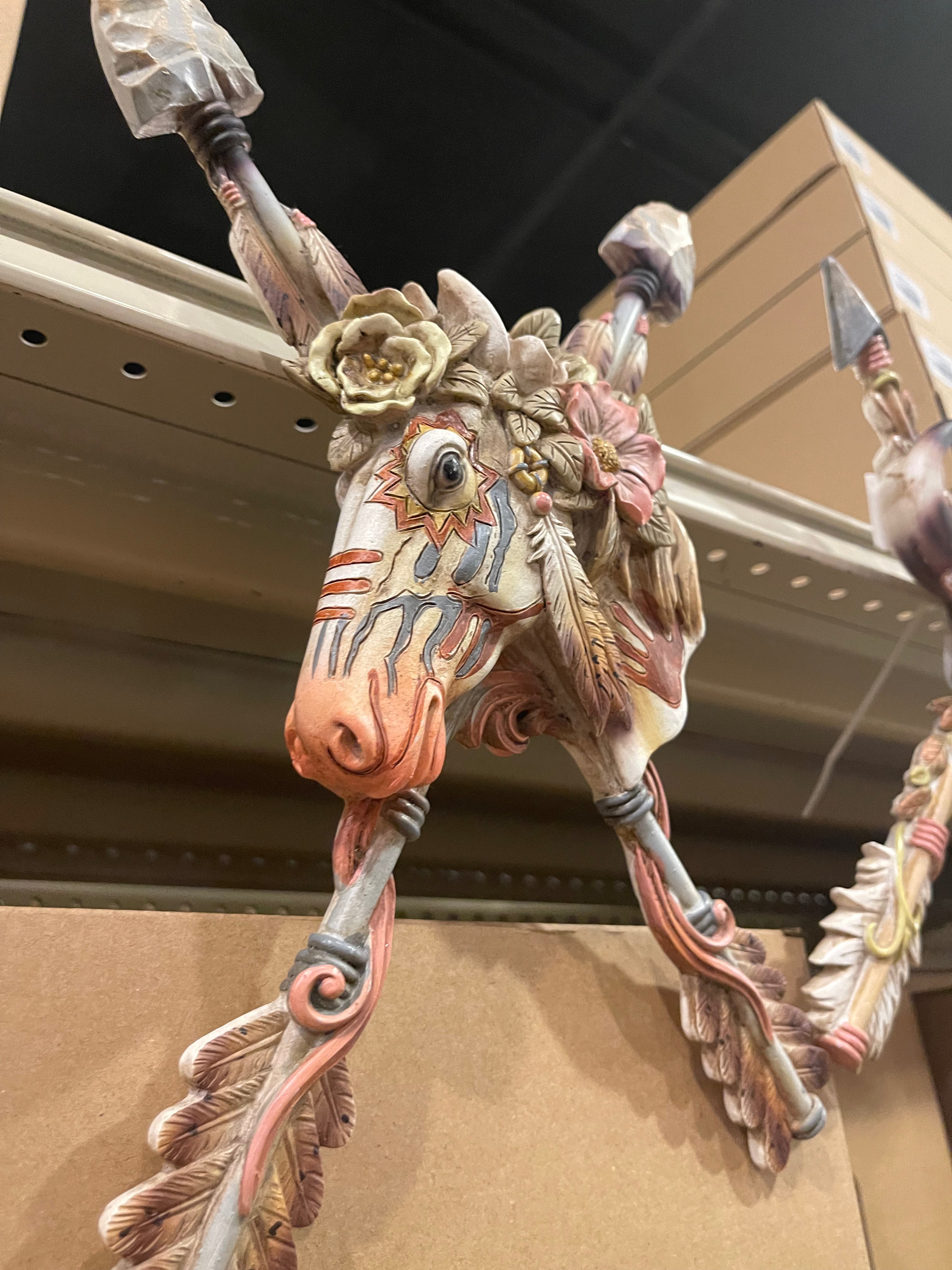 Cowskull & Horse Arrow Wall Decor