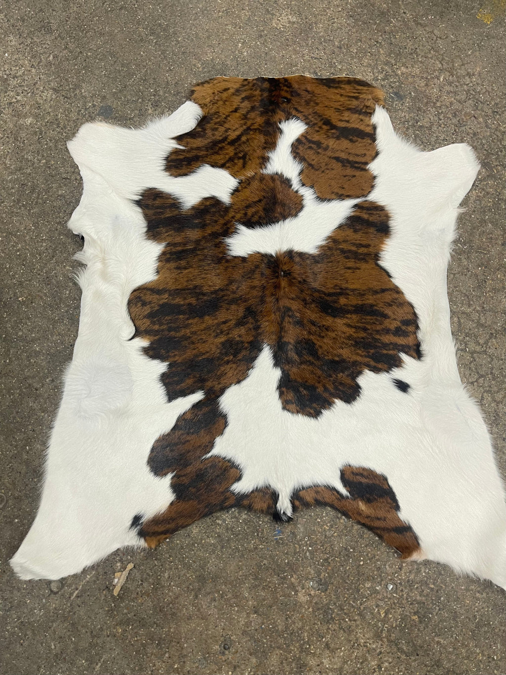Tricolor Brindle Calf Cowhide Rugs