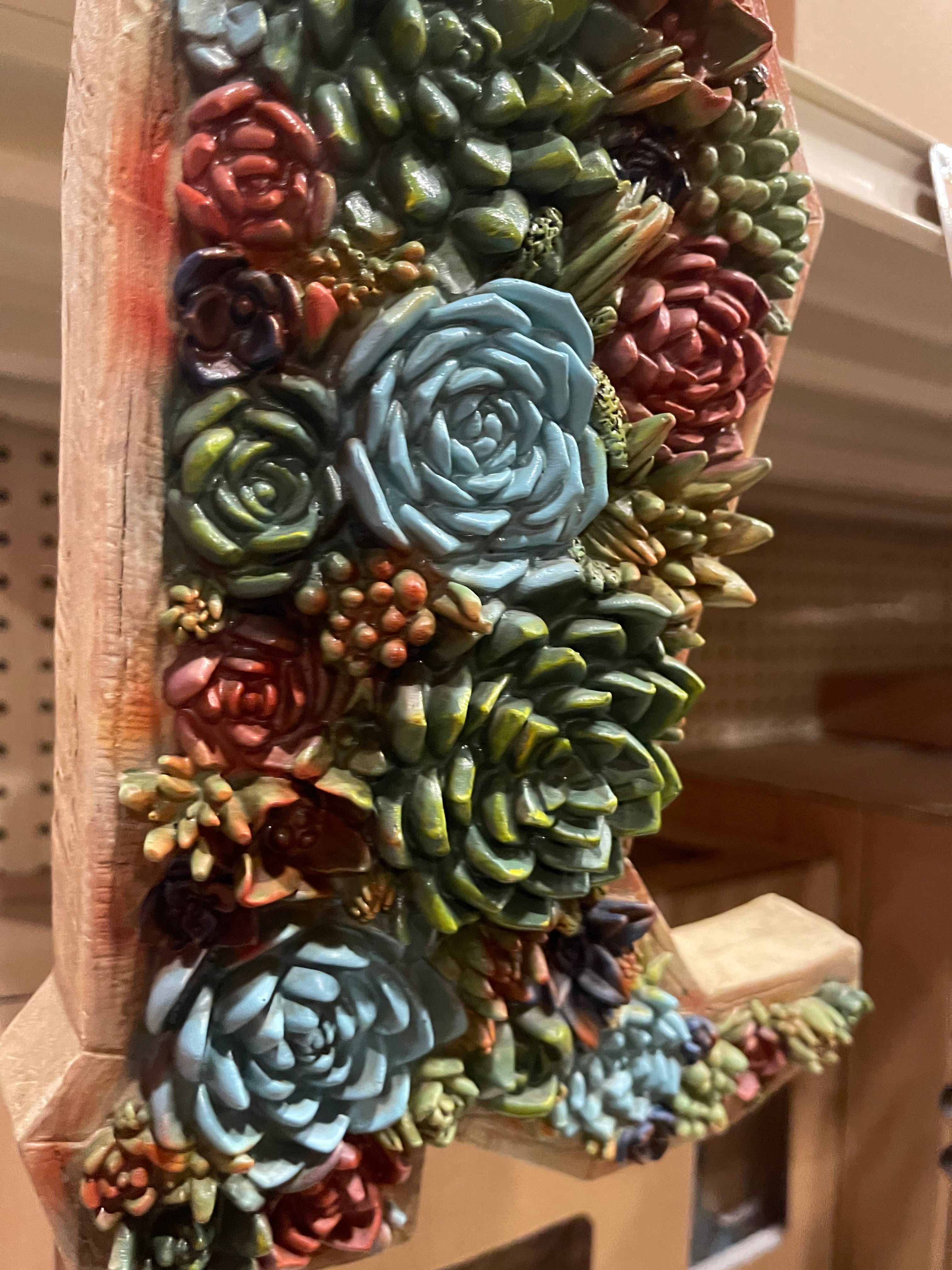 Succulent Boot Wall Decor