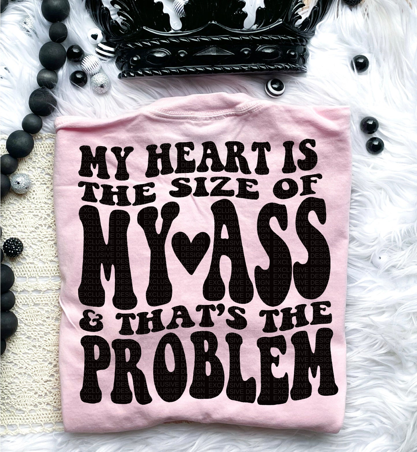My Heart & Ass Comfort Colors T-Shirt