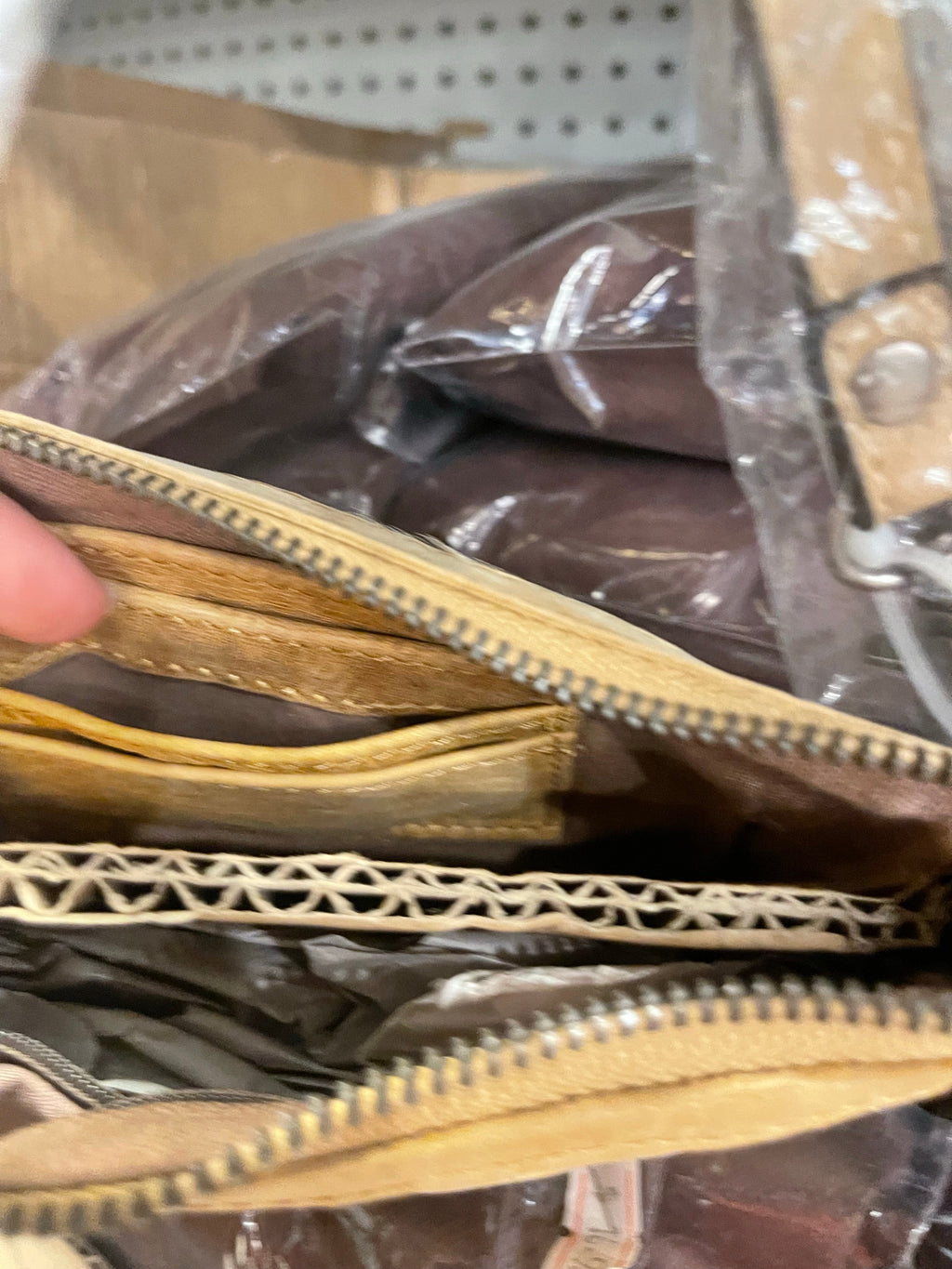 Cowhide Turqouise Heart Stone Crossbody