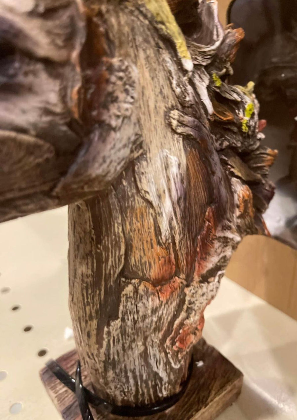 Driftwood Horse Head Statue