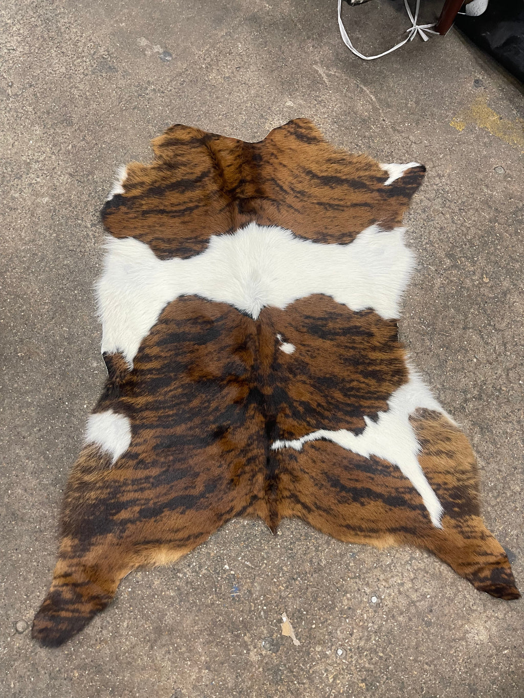 Tricolor Brindle Calf Cowhide Rugs