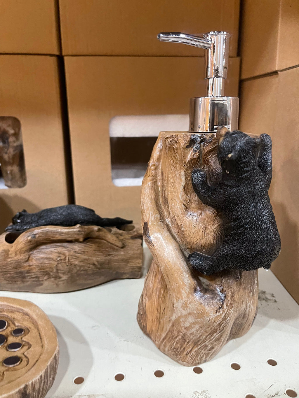 Black Bear 4 Piece Bathroom Set