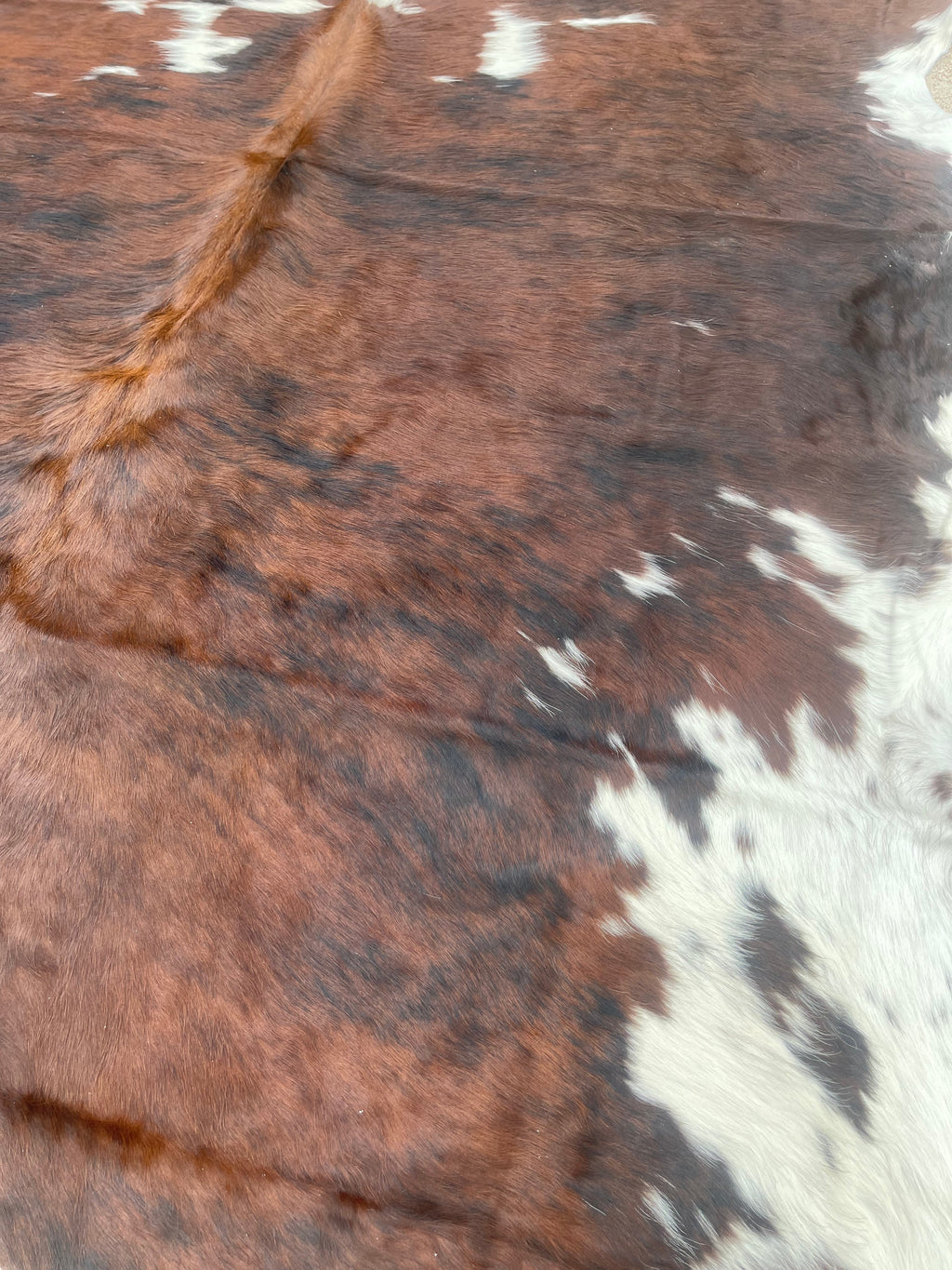 5’ Brindle Cowhide Rug