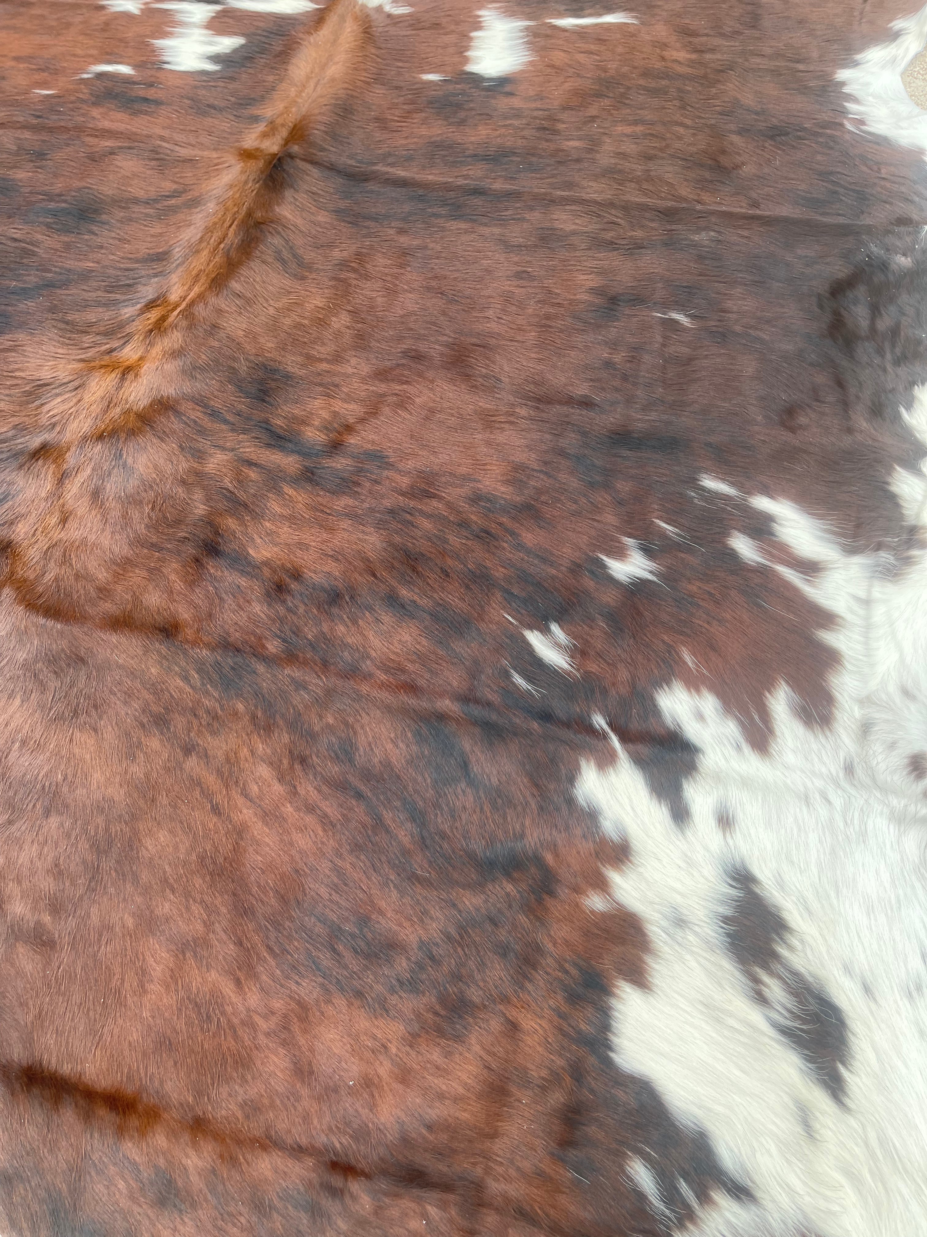 5’ Brindle Cowhide Rug