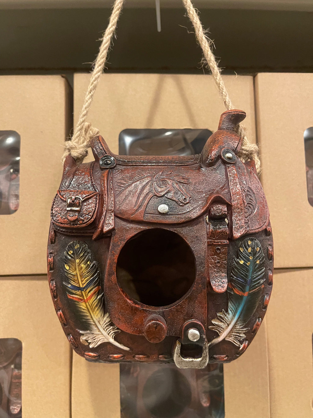 Saddle Western BirdHouse
