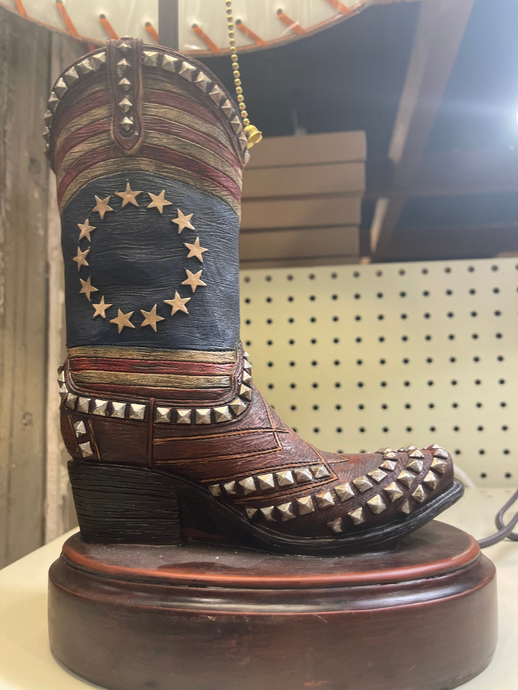 Americana Boot Lamp