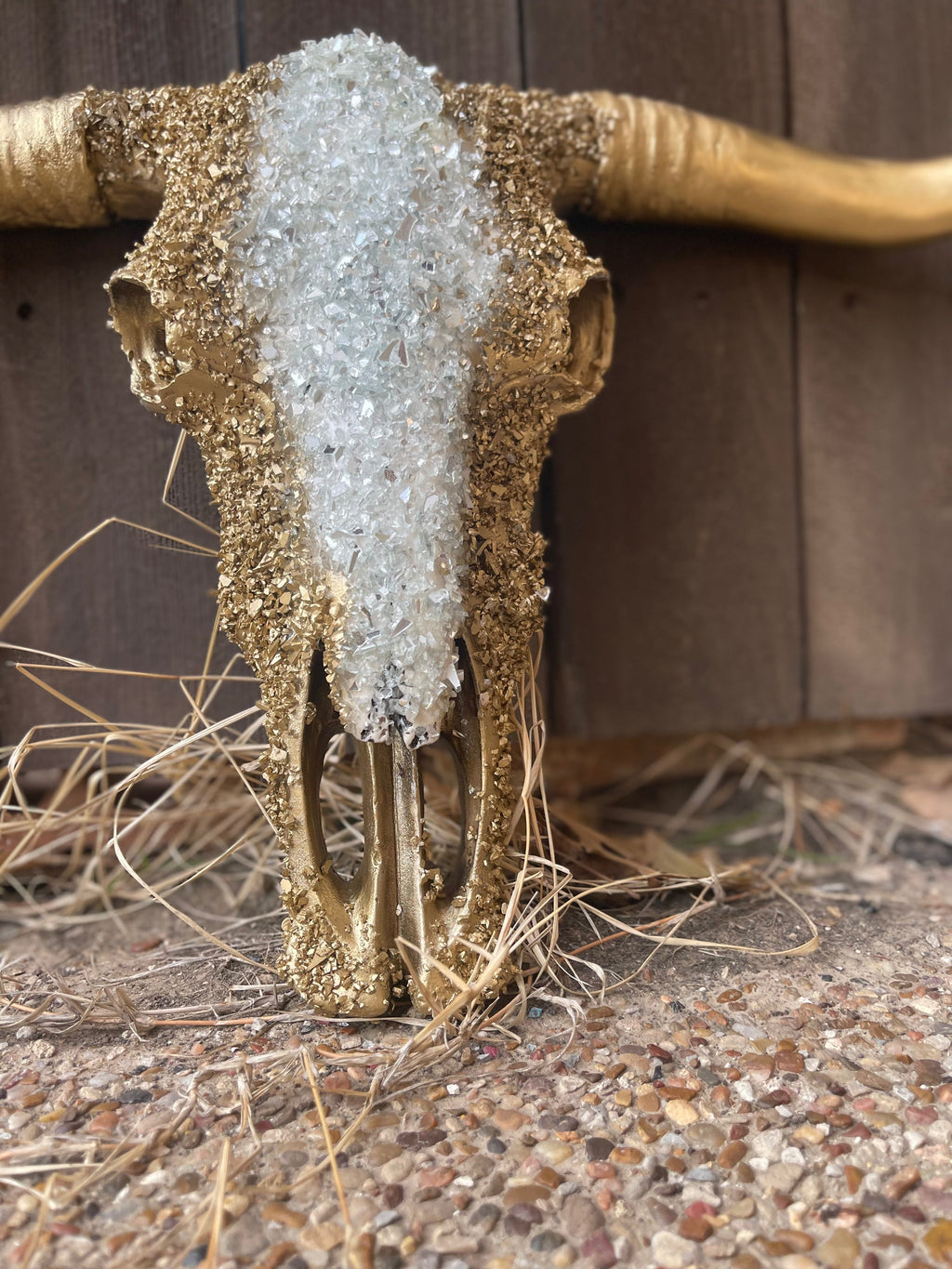 Diana Gold Custom Cowskull - message to order