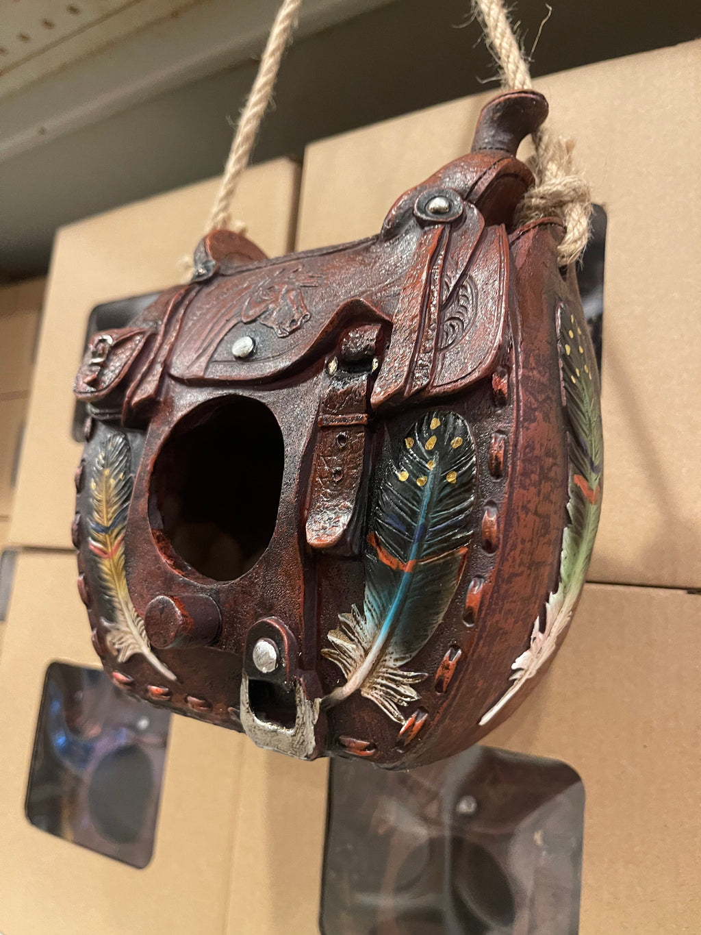 Saddle Western BirdHouse