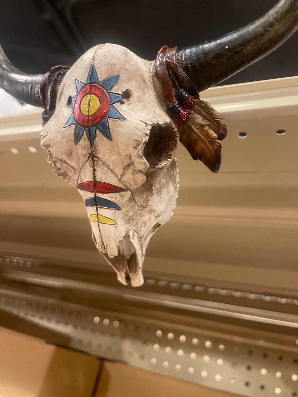 Sun Cowskull Wall Decor