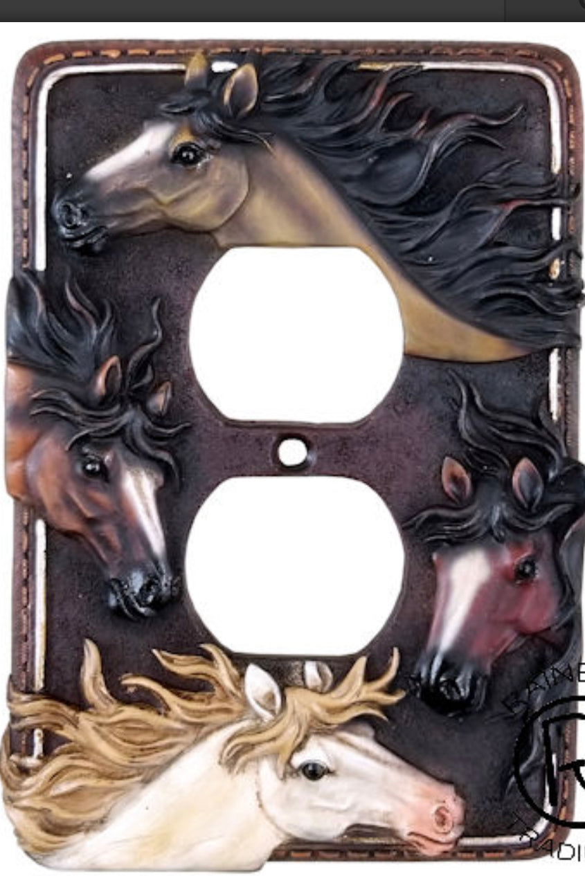 Horses Cover Plates
