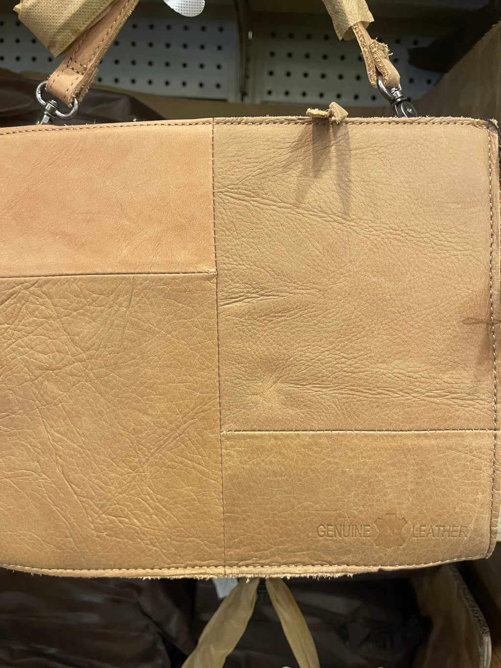 Tooled Cowskull Chain Purse