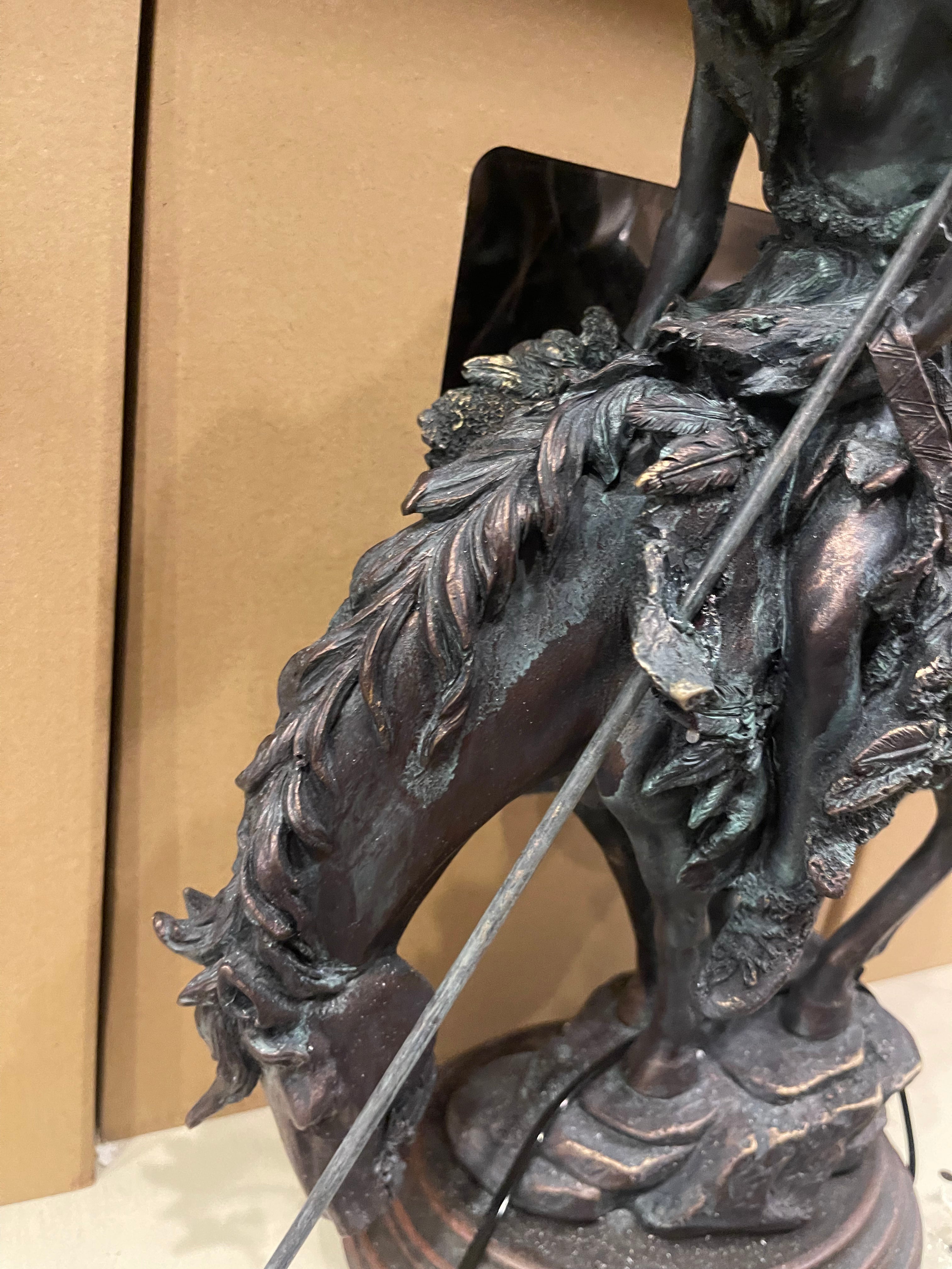 End of Watch Trail of Tears Native Horse Statue