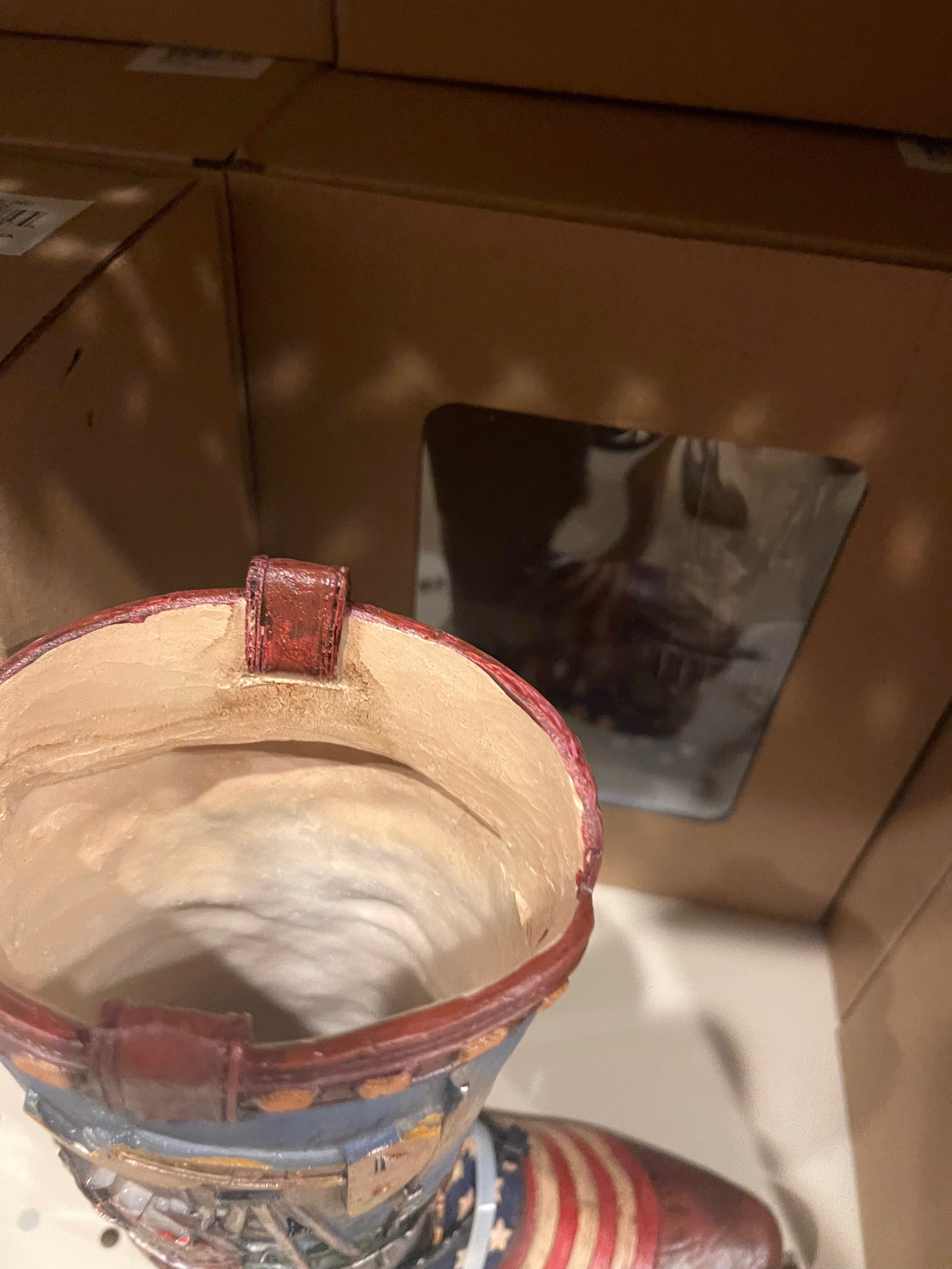 Oil Rig Americana Boot Vase