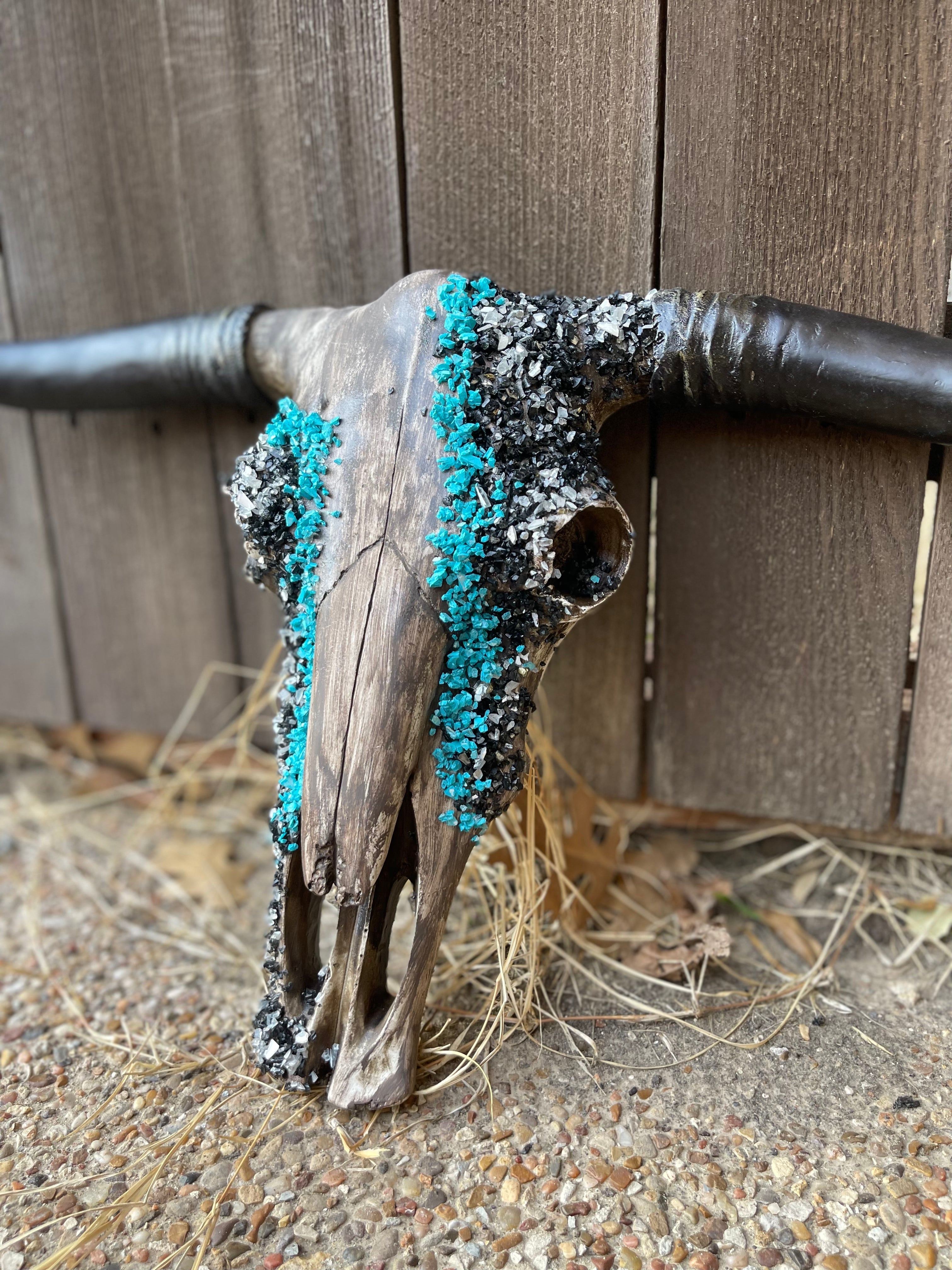 Turqouise Cowboy Cowskull