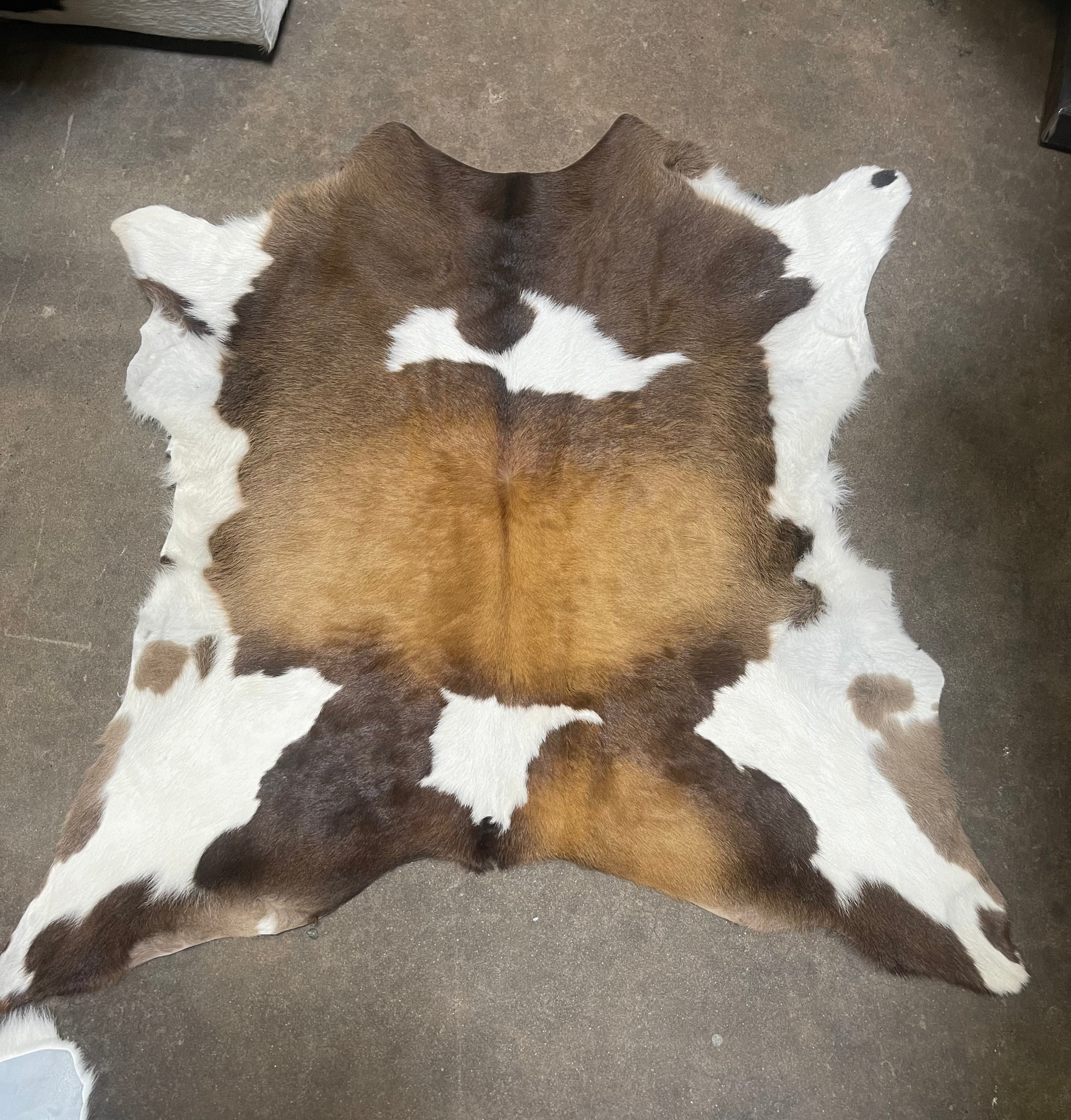 Tricolor Calf Cowhide Rugs
