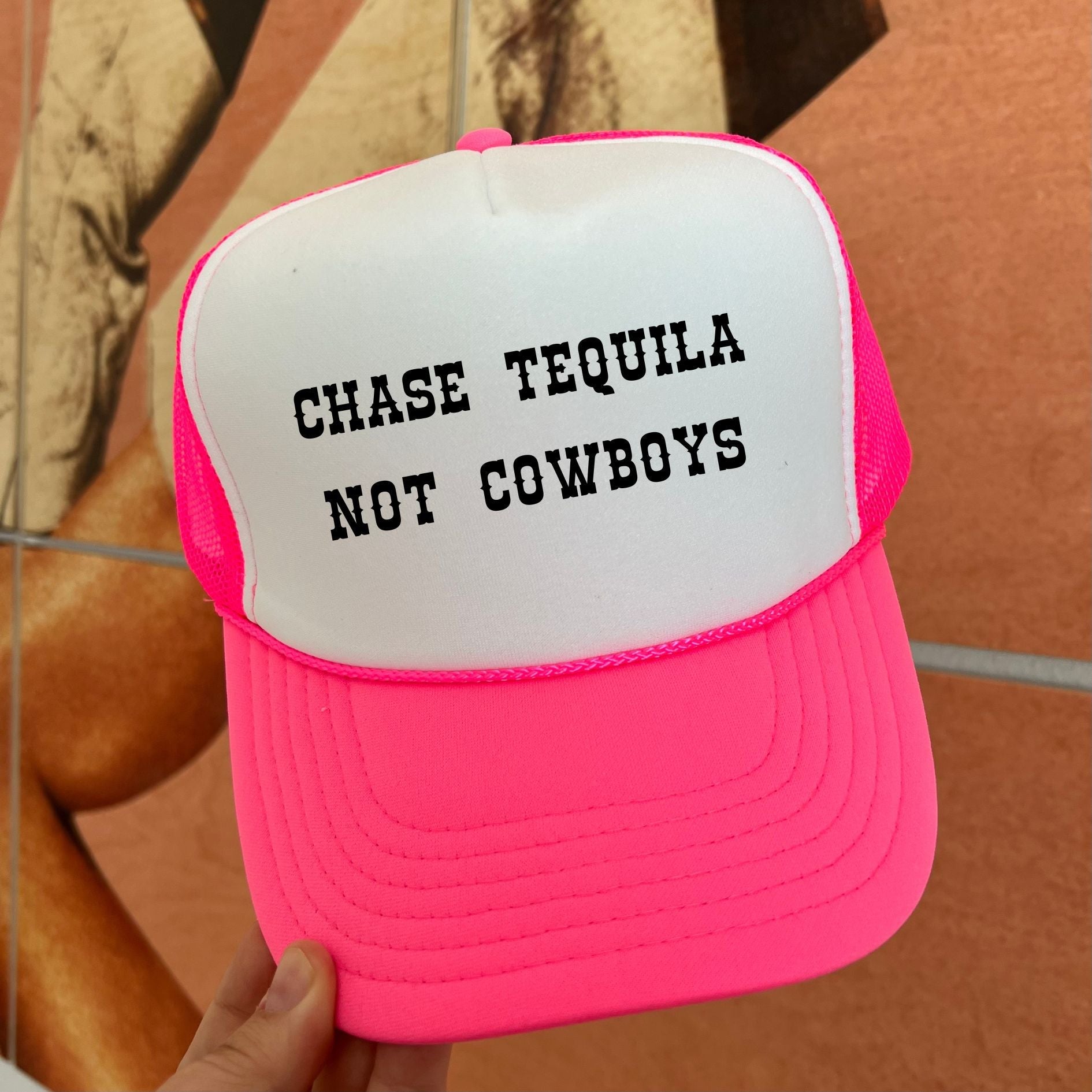 Chase Tequila, Not Cowboys Trucker Cap (Multiple Color Options)